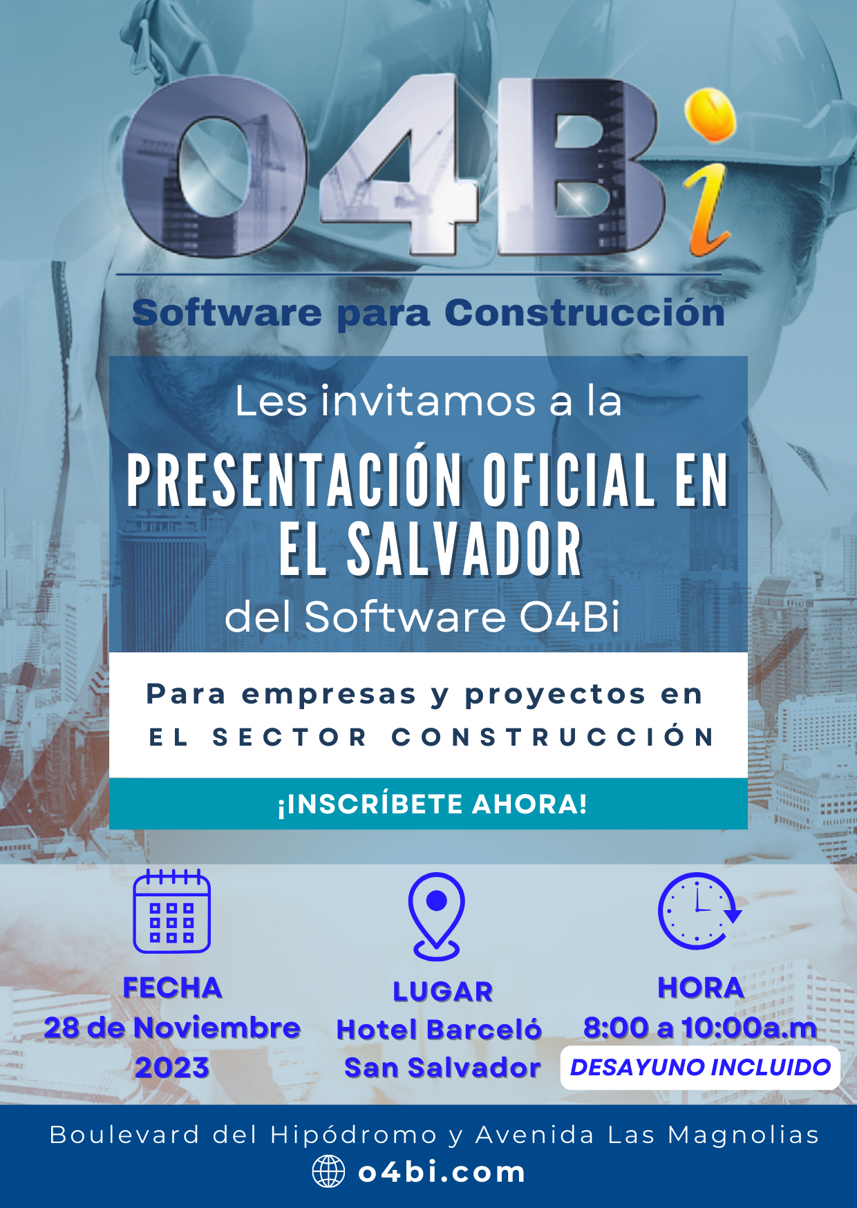 Presentación O4Bi en El Salvador Noviembre 2023